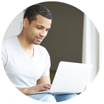 Customized Workshops-Man on Laptop